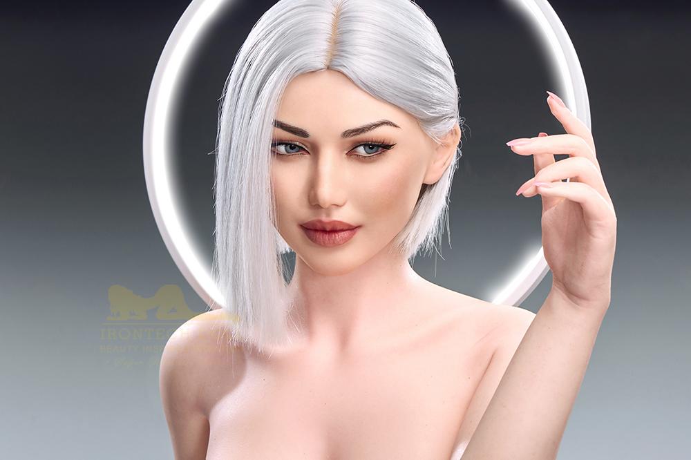 Silicone sex doll Celine | sex doll with white hair