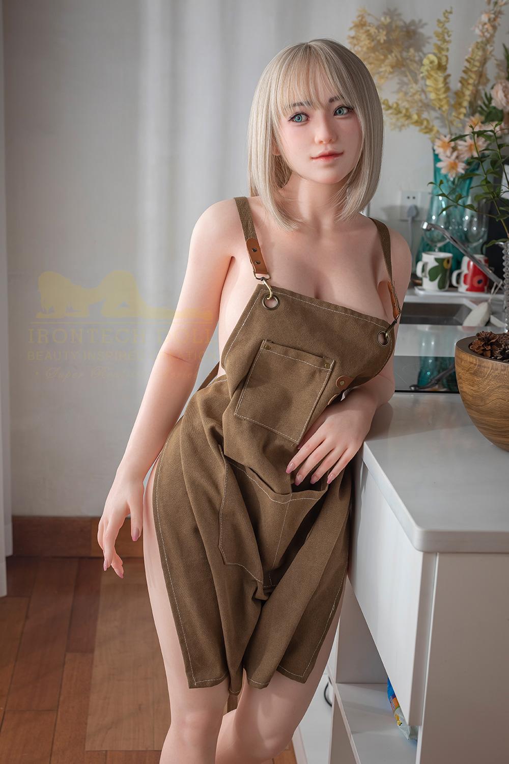 Silicone sex doll Sarah | Blonde teen sex doll with big breasts