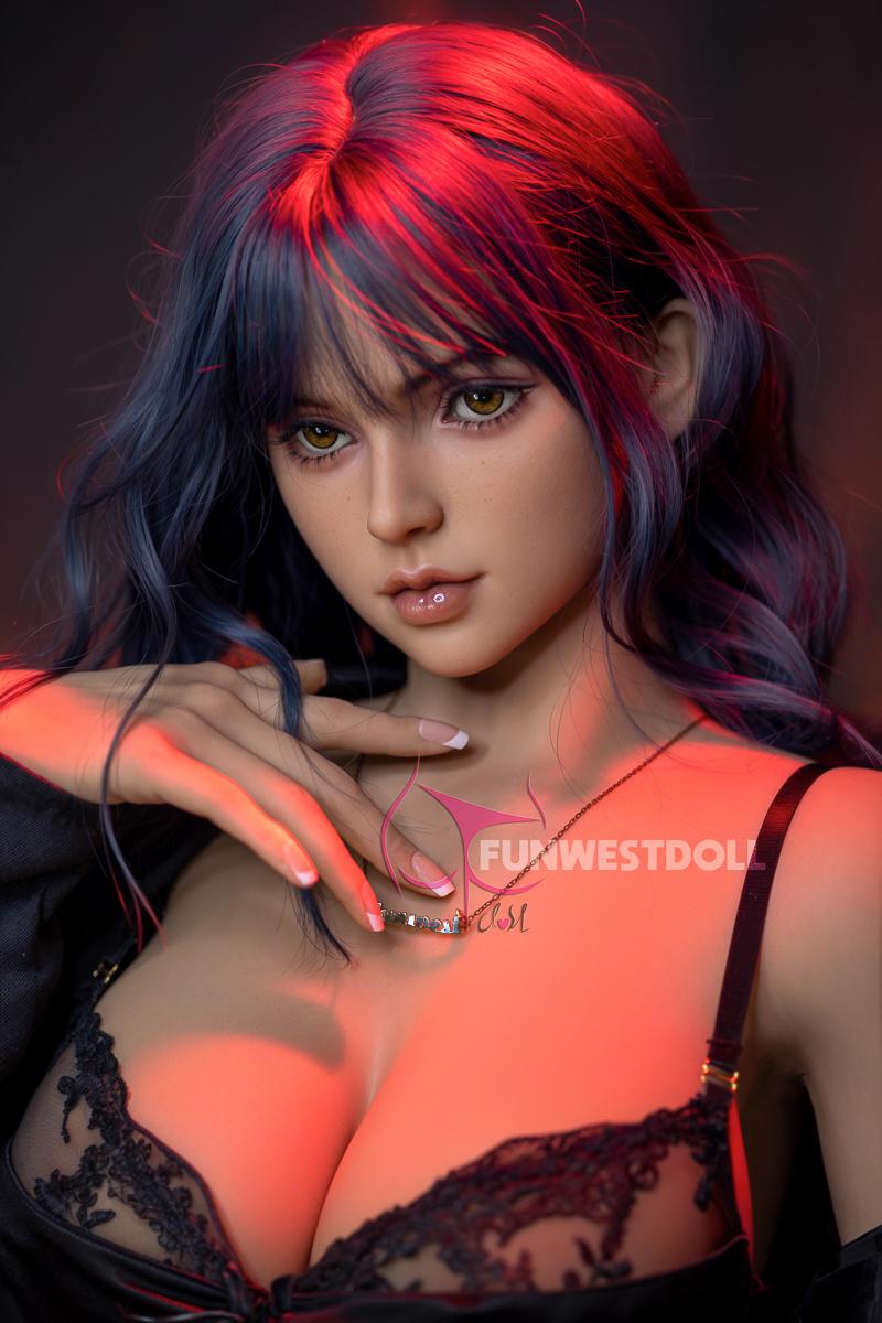 Sex doll Lily | Cosplay sexdoll with blue hair