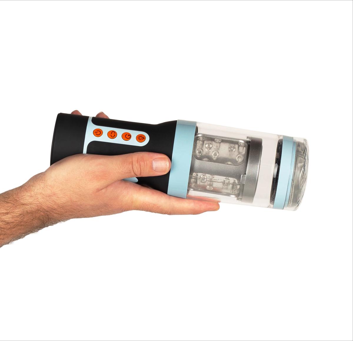 Masturbator with rotation 