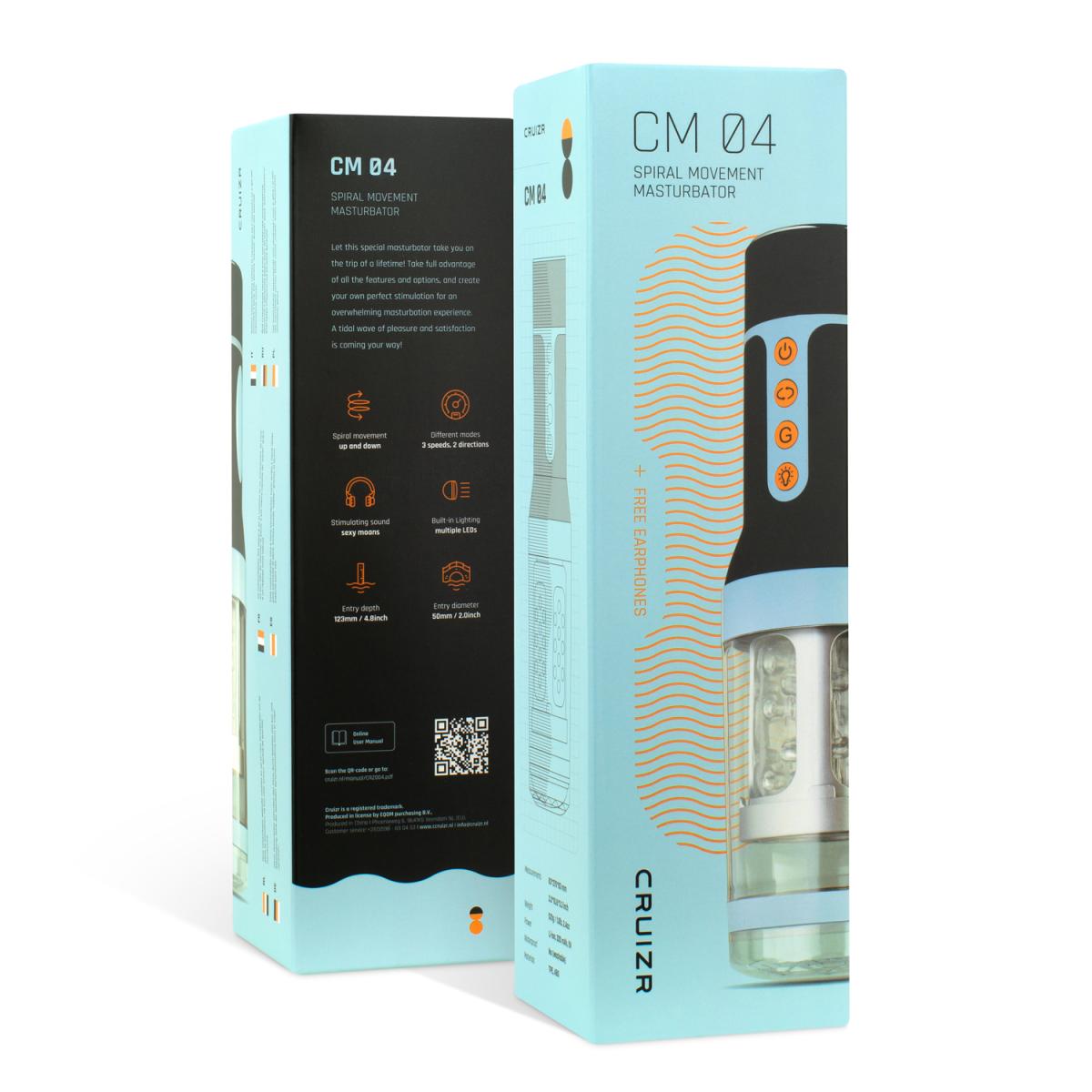Masturbator with rotation 