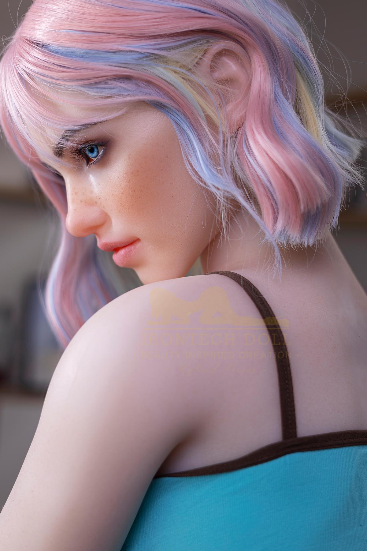silicone sexdoll Giggi | sexdoll with pink hair 
