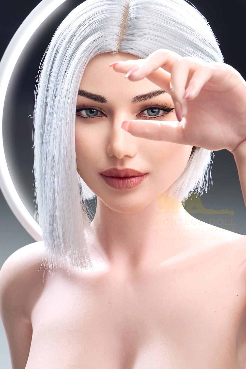 Silicone sex doll Celine | sex doll with white hair