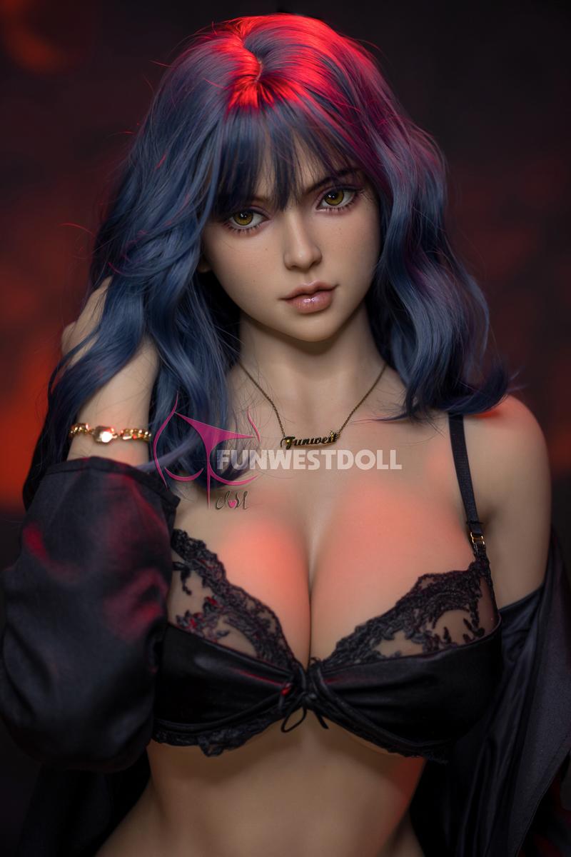 Sex doll Lily | Cosplay sexdoll with blue hair