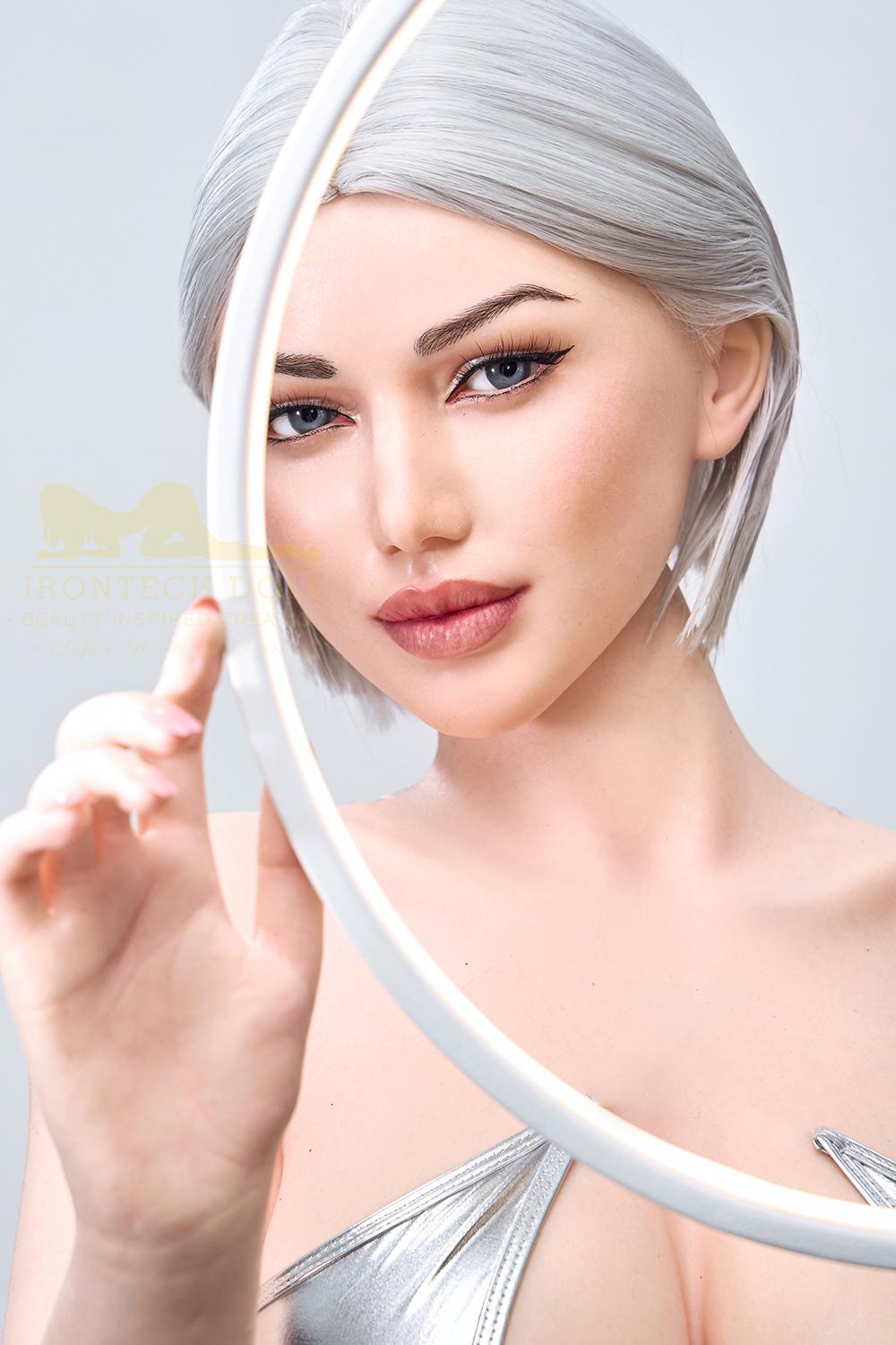 Silicone sex doll Celine | sex doll with white hair