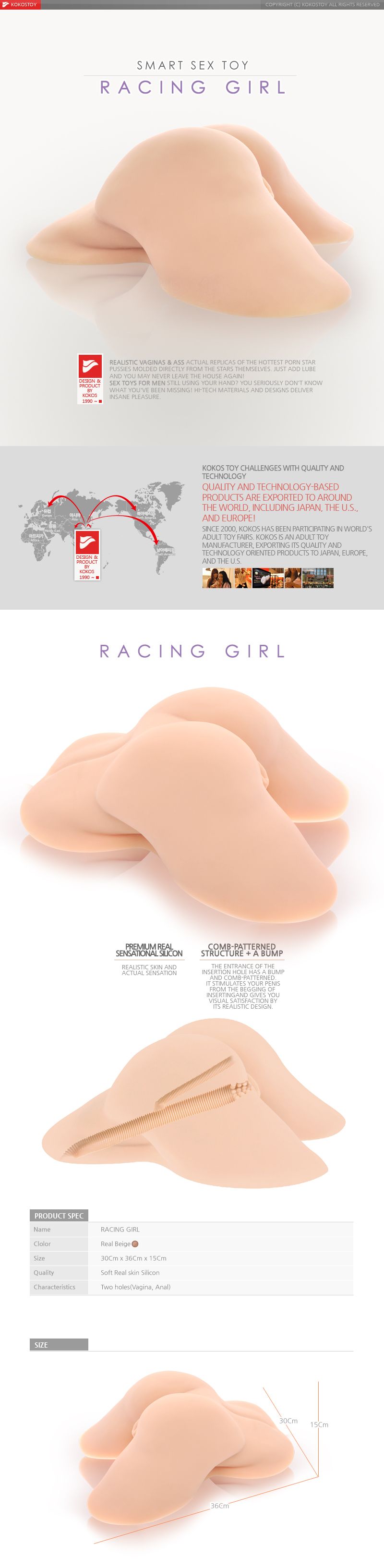 Masturbator Racing-Girl