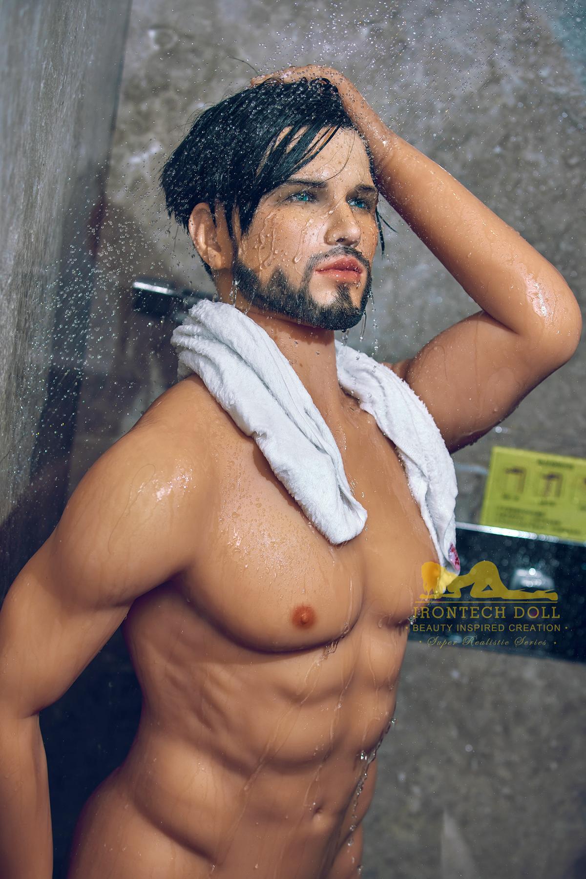 Steve TPE male sex doll silicone head