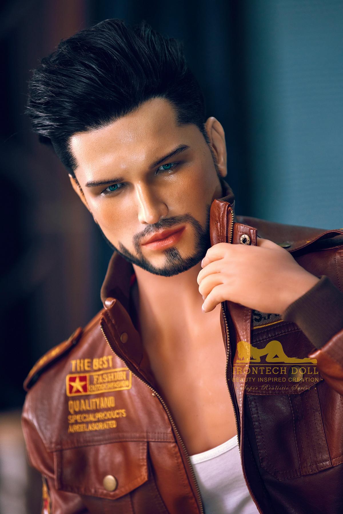 Steve TPE male sex doll silicone head