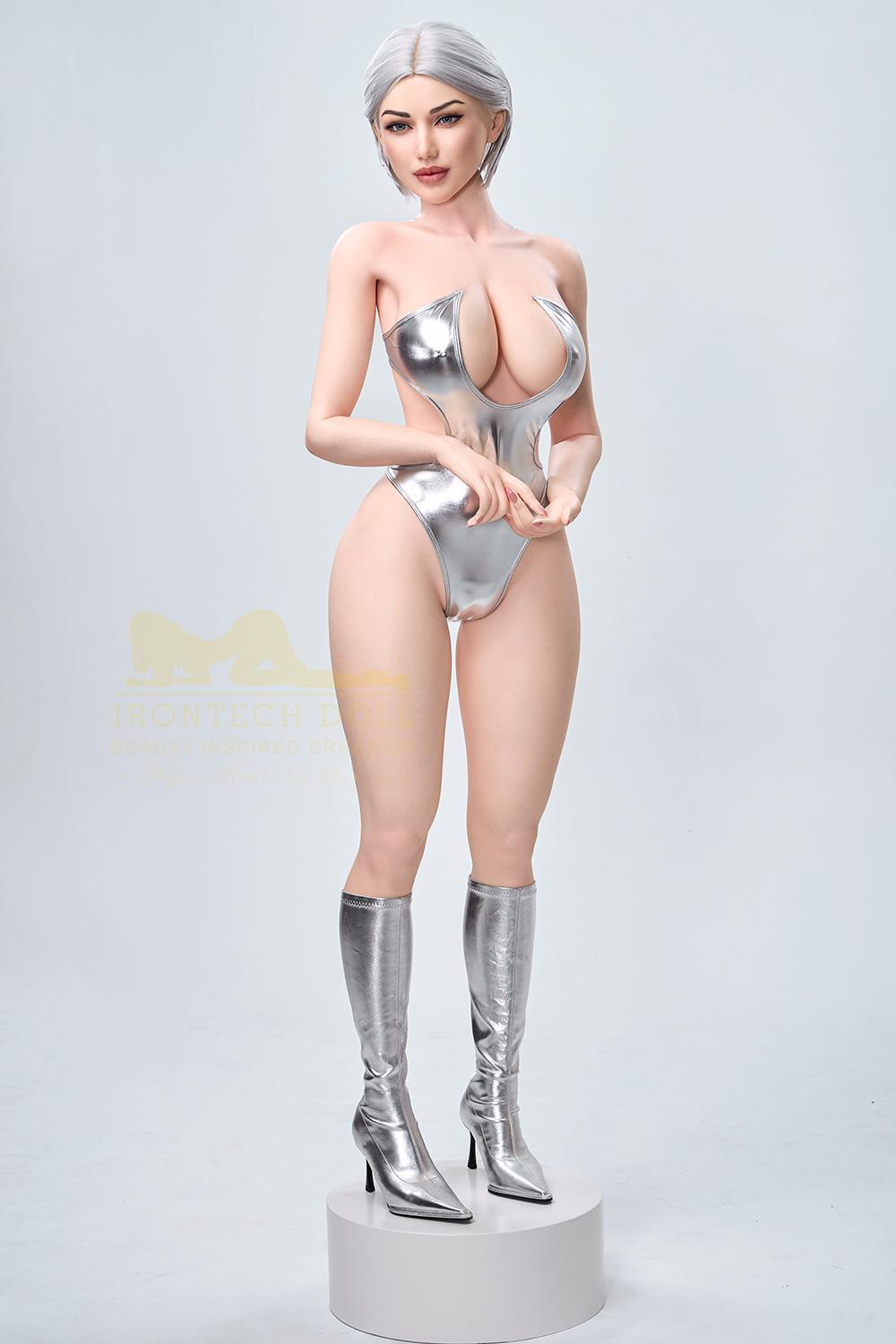 Silicone sex doll Celine | sex doll with white hair