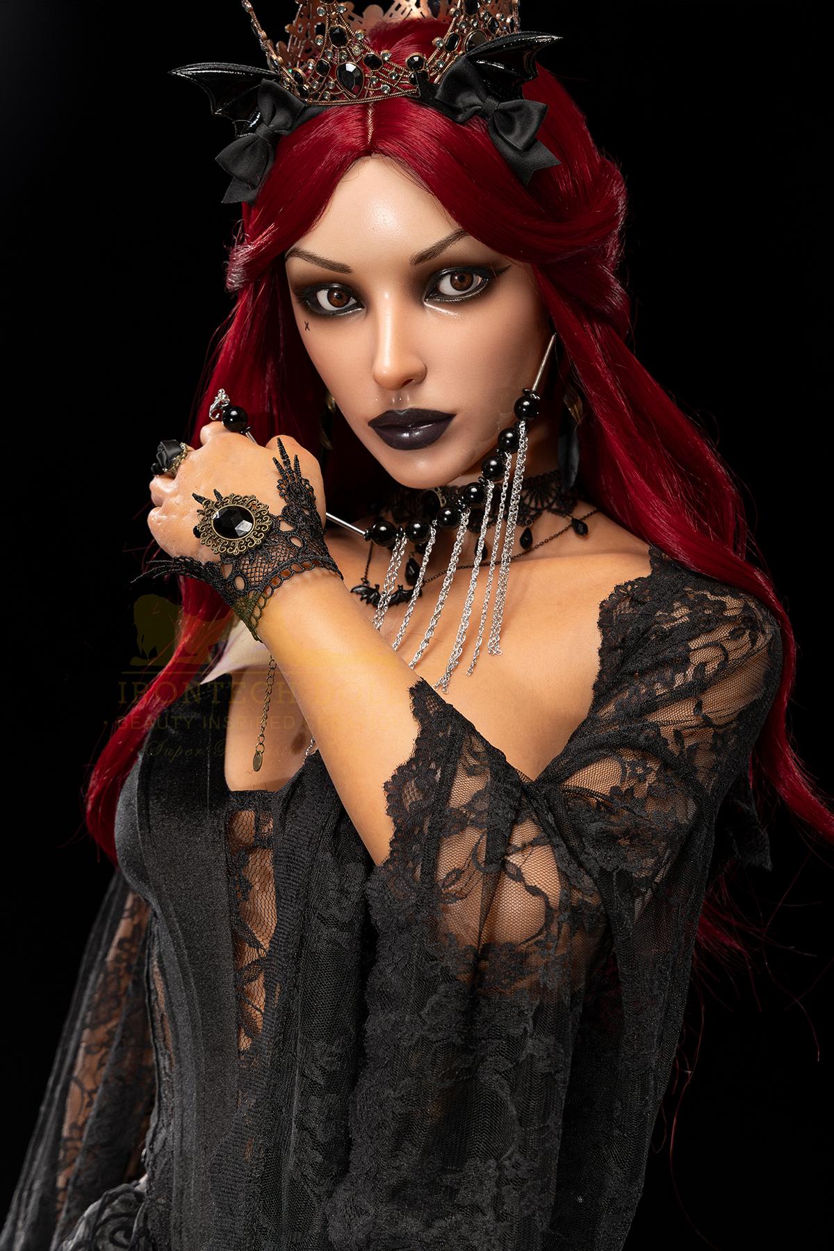 Silicone sex doll Lilith | Gothic sex doll with red hair 