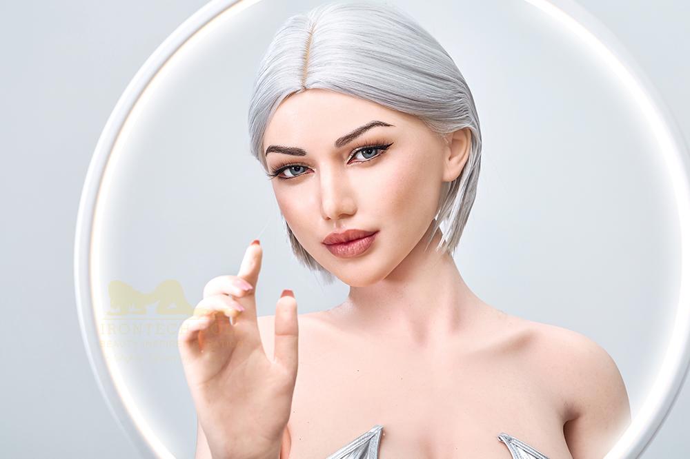 Silicone sex doll Celine | sex doll with white hair