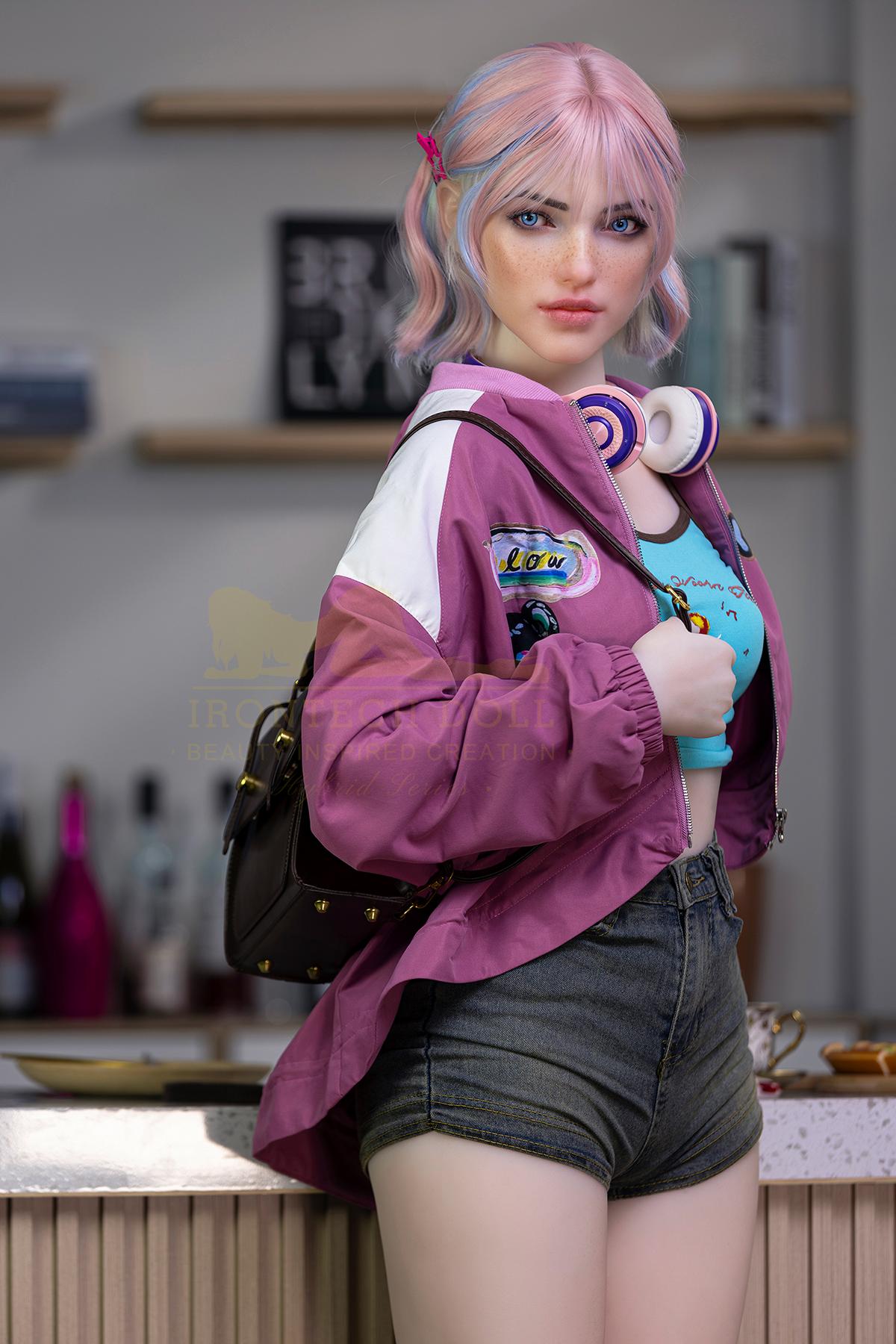 silicone sexdoll Giggi | sexdoll with pink hair 