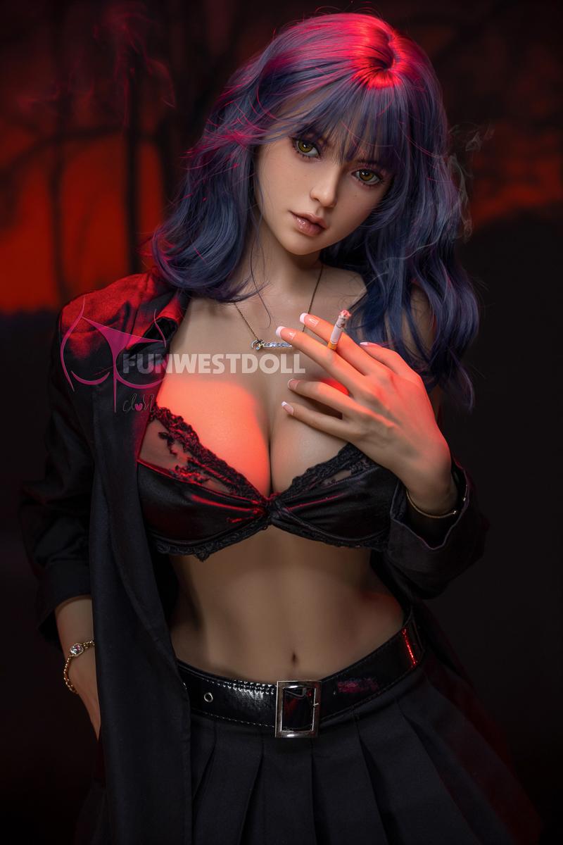 Sex doll Lily | Cosplay sexdoll with blue hair