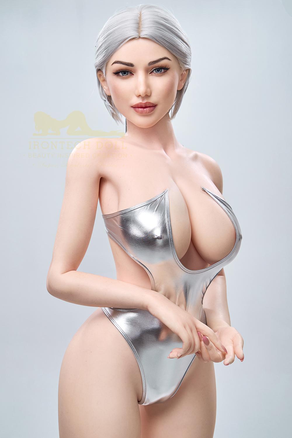 Silicone sex doll Celine | sex doll with white hair